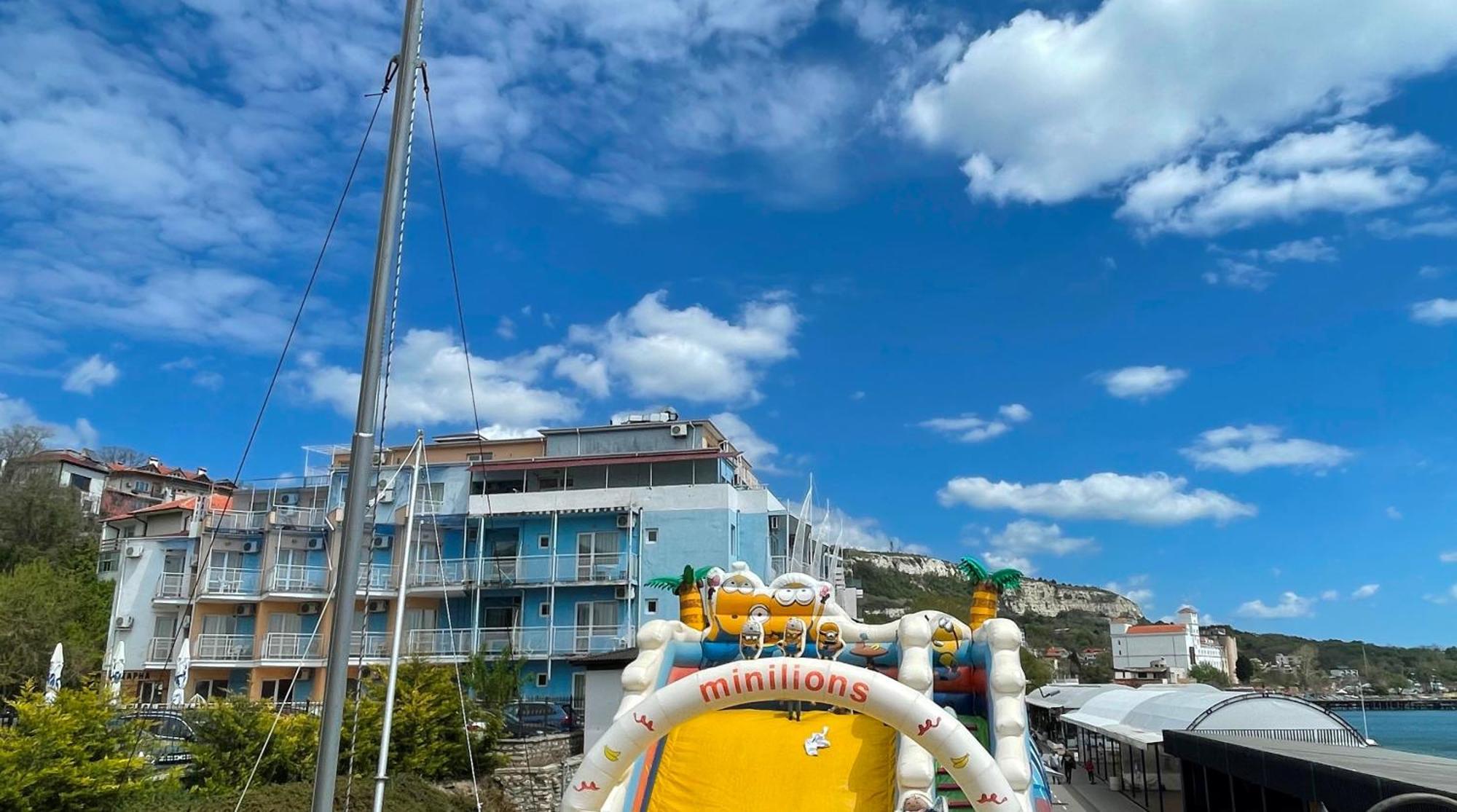 Lotos Hotel Balchik Esterno foto
